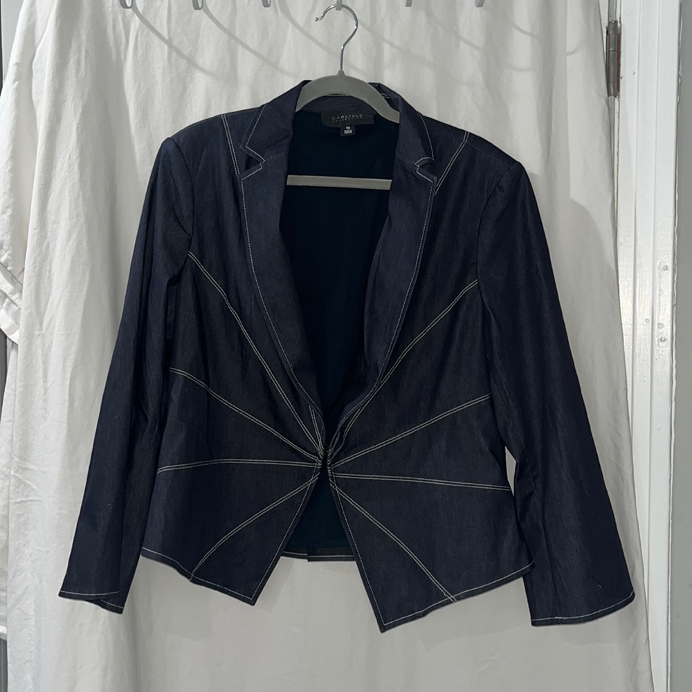 Carcarlisle Colection Detailed Jean Blazer